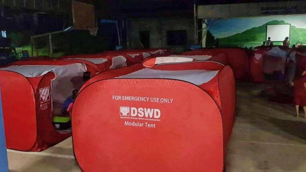 20221101 PAGEONE - DSWD modular tent