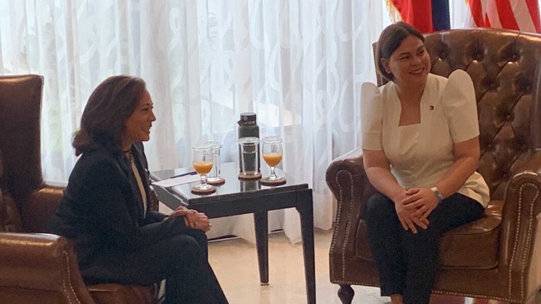 20221121 PAGEONE - Sara Duterte and Kamala Harris