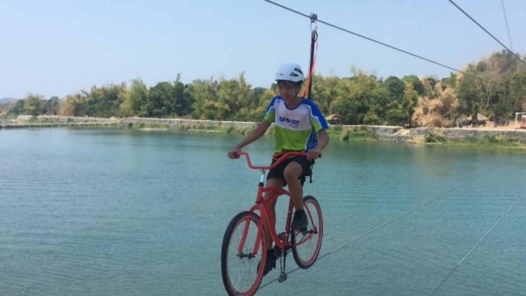 20230115 PAGEONE - Bike zipline