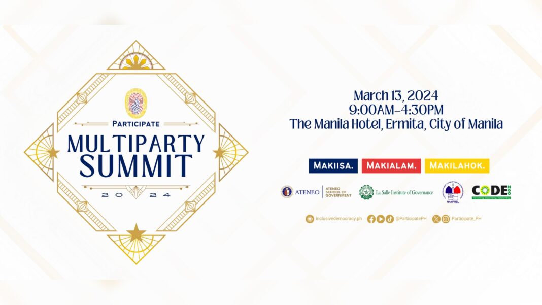 20240311 PAGEONE PARTICIPATE PH Multiparty Summit