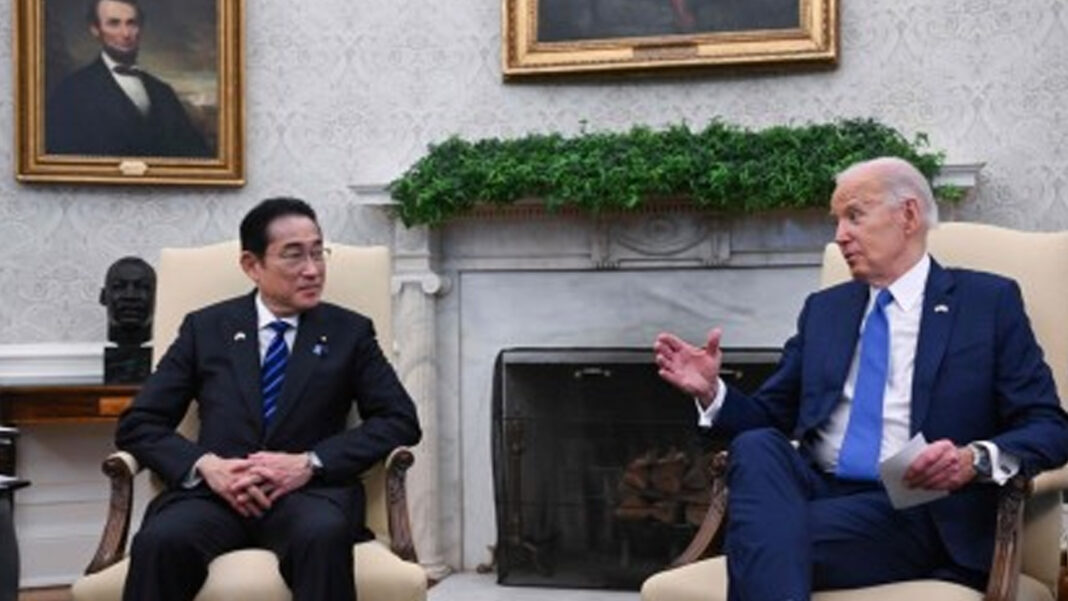 20240411 PAGEONE - Fumio Kishida and Joe Biden