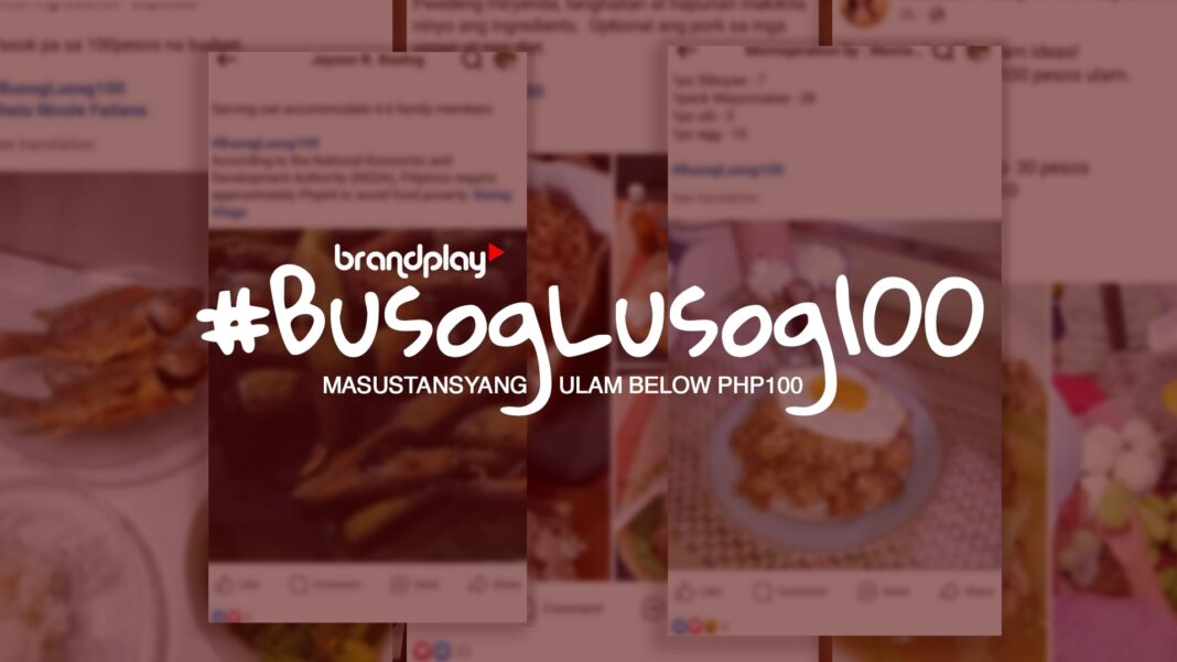 20240906 BrandPlay - #BusogLusog100